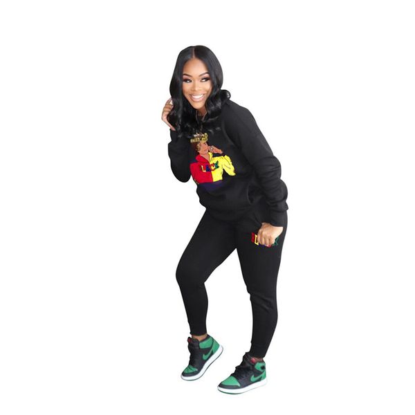 women tracksuits painted design long sleeves sweatershirt pullover pants two pieces outfits autumn winter casual sports suit e122212, White
women tracksuits painted design long sleeves sweatershirt pullover pants two pieces outfits autumn winter casual sports suit e122212, White