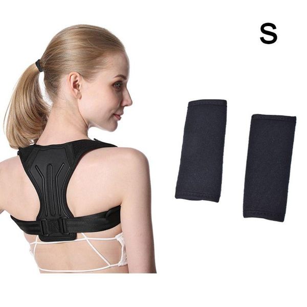 back support adjustable posture correction men women shoulder straight brace drop, Black;blue
back support adjustable posture correction men women shoulder straight brace drop, Black;blue