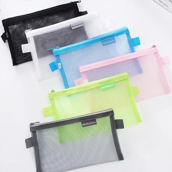 1pc transparent mesh cosmetic bag grid zipper makeup bag bath organizer eyeshadow eyeliner toilet travel wash makeup beauty kit
1pc transparent mesh cosmetic bag grid zipper makeup bag bath organizer eyeshadow eyeliner toilet travel wash makeup beauty kit