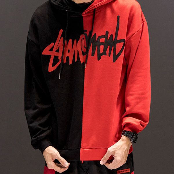 new arrival mens two color stitching hoodies men women featured printing pattern hooded long sleeve pullover cool claw print sweatshirt, Black
new arrival mens two color stitching hoodies men women featured printing pattern hooded long sleeve pullover cool claw print sweatshirt, Black