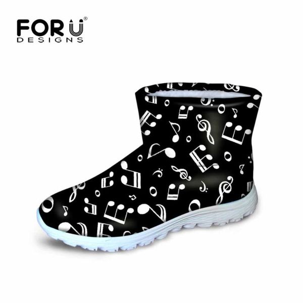 forudesigns boots women black 3d music note pattern ladies winter warm short cotton boots woman casual waterproof rain boot 2020
forudesigns boots women black 3d music note pattern ladies winter warm short cotton boots woman casual waterproof rain boot 2020