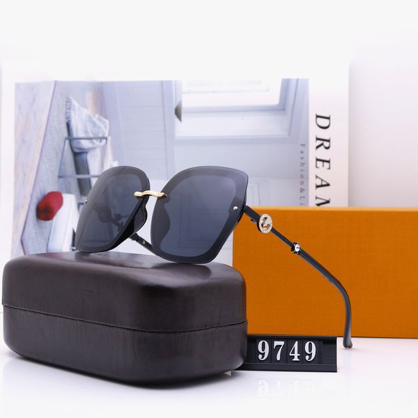 five colors 2021 fashion men and women designers sunglasses luxury driving polarized glasses with box 9749, White;black
five colors 2021 fashion men and women designers sunglasses luxury driving polarized glasses with box 9749, White;black