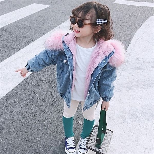 winter fur coat for girls denim fashion children's clothing thick warm kids jacket baby girl clothes 1029, Blue;gray
winter fur coat for girls denim fashion children's clothing thick warm kids jacket baby girl clothes 1029, Blue;gray