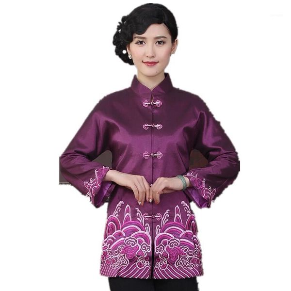 high fashion purple chinese tradition women's embroider coats jackets outerwear national women tang suit jacket m xl xxl 3xl1, Black;brown
high fashion purple chinese tradition women's embroider coats jackets outerwear national women tang suit jacket m xl xxl 3xl1, Black;brown