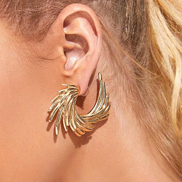 vintage gold color wing stud earrings for women trendy alloy geoemtric earrings party charming jewelry gift brincos 13434, Golden;silver
vintage gold color wing stud earrings for women trendy alloy geoemtric earrings party charming jewelry gift brincos 13434, Golden;silver