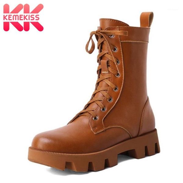 kemekiss women real leather boots new winter warm ankle boots women lace up short fashion casual footwear size 34-391, Black
kemekiss women real leather boots new winter warm ankle boots women lace up short fashion casual footwear size 34-391, Black