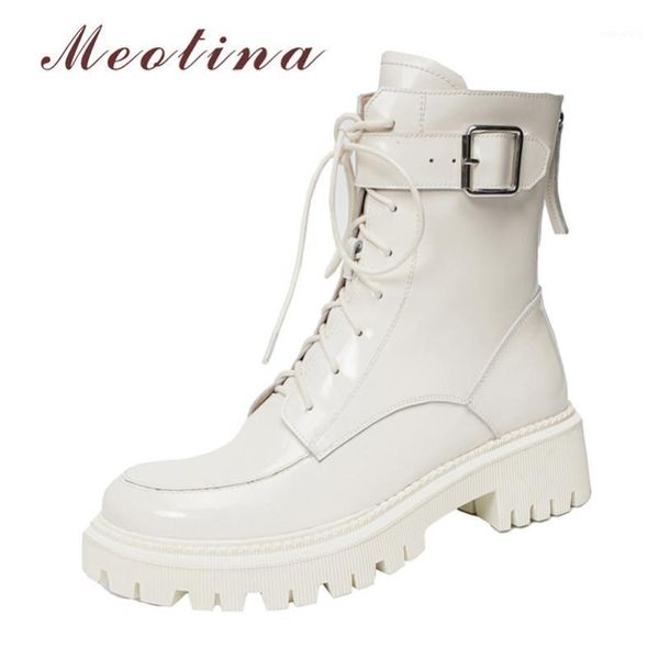 meotina ankle boots women platform high heel motorcycle boots lace up thick heel short zip buckle ladies shoes big size 421, Black
meotina ankle boots women platform high heel motorcycle boots lace up thick heel short zip buckle ladies shoes big size 421, Black