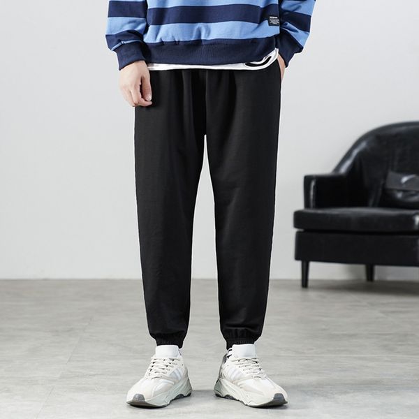 spring and autumn men's cotton loose leggings casual trend all over casual pantssports pants sports pantskorean panties nine point knit, Blue
spring and autumn men's cotton loose leggings casual trend all over casual pantssports pants sports pantskorean panties nine point knit, Blue