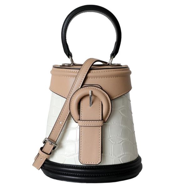 2021 fashionable color contrast vintage crocodile bucket bag genuine leather white box tote bags for women new luxury handbags
2021 fashionable color contrast vintage crocodile bucket bag genuine leather white box tote bags for women new luxury handbags