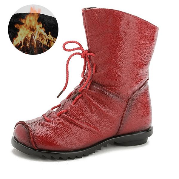 2021 new women ankle boots genuine leather plus size autumn winter shoes casual short boot fashion lace up ladies 1 laop, Black
2021 new women ankle boots genuine leather plus size autumn winter shoes casual short boot fashion lace up ladies 1 laop, Black