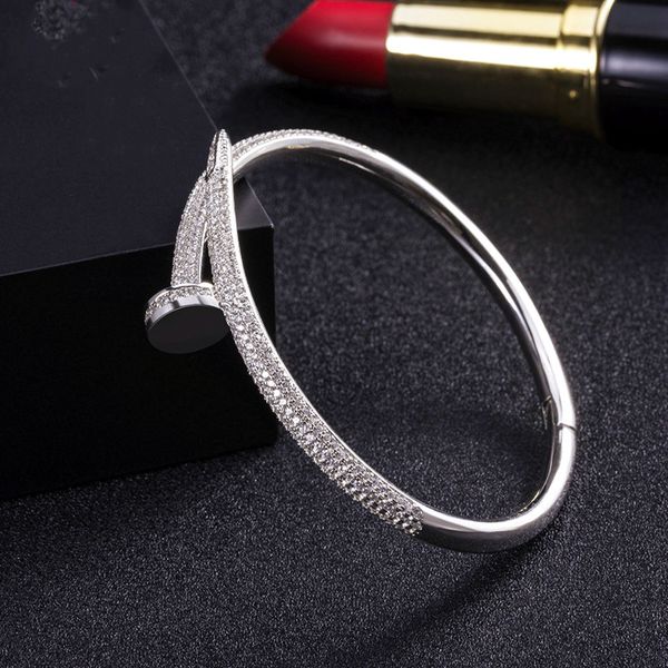 donia jewelry designer bracelet big nail classic copper micro-inlaid zircon luxury bracelet men and women with jewelry gifts, Black
donia jewelry designer bracelet big nail classic copper micro-inlaid zircon luxury bracelet men and women with jewelry gifts, Black