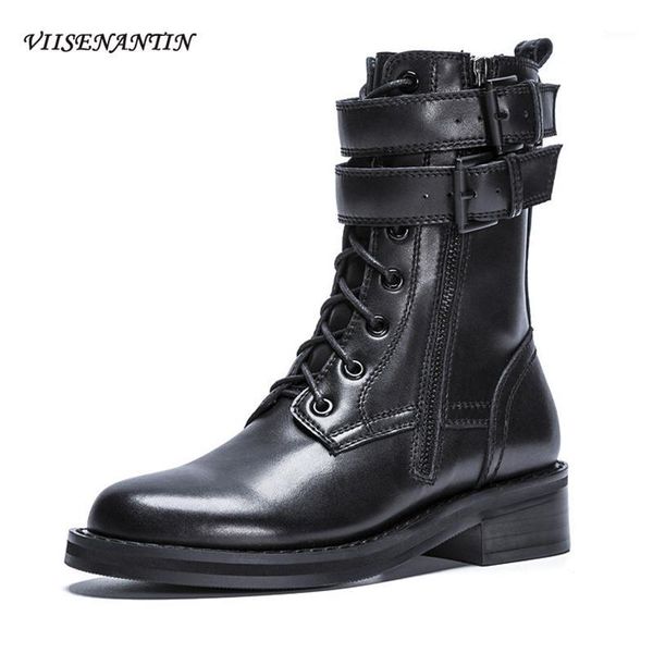 black women's cool motorcycle ankle boots new leather round toe thick heel high-handsome belt buckle short trendy boots1
black women's cool motorcycle ankle boots new leather round toe thick heel high-handsome belt buckle short trendy boots1