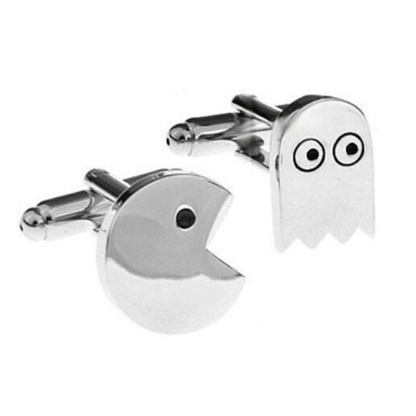 pacman&ghost cufflink stainless metal cuff buttons pins shirt cuff links for men women fashion jewellery t200305, Silver
pacman&ghost cufflink stainless metal cuff buttons pins shirt cuff links for men women fashion jewellery t200305, Silver