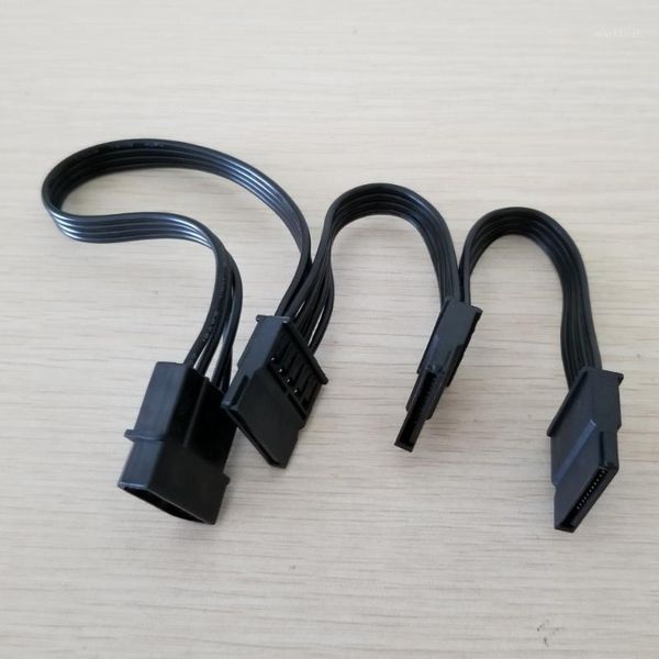 4pin ide molex to 3-port 15pin sata power cable cord lead 18awg wire for hard drive hdd ssd pc server diy black1
4pin ide molex to 3-port 15pin sata power cable cord lead 18awg wire for hard drive hdd ssd pc server diy black1