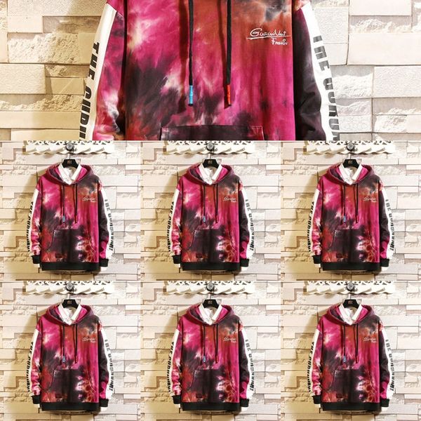 iejc7 2020 autumn hooded new sweater men's loose fashion pulloversweater pullover handsome personalized letter cotton size large pullov, Black 
iejc7 2020 autumn hooded new sweater men's loose fashion pulloversweater pullover handsome personalized letter cotton size large pullov, Black