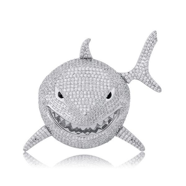 shark collar even big full zircon fashion animals hip hop rap party men's jewelry 65a2, Silver
shark collar even big full zircon fashion animals hip hop rap party men's jewelry 65a2, Silver