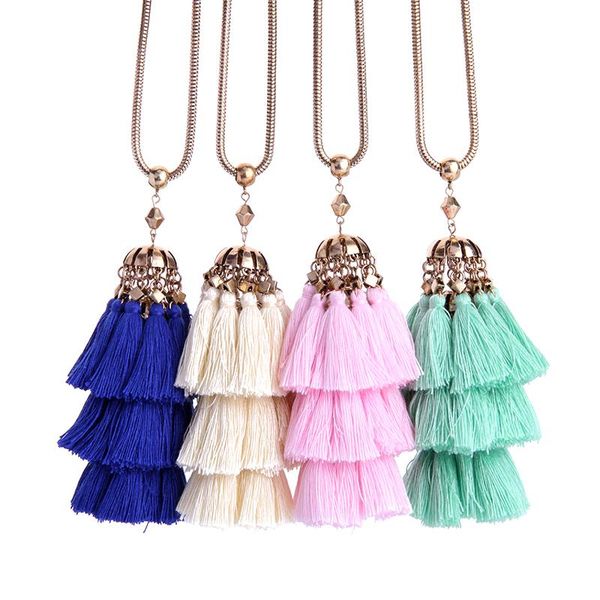 pendant necklaces bulk price 4 colors cotton tassel ethnic necklace 2021 handmade hoop long bohemian jewelry wholesale, Silver
pendant necklaces bulk price 4 colors cotton tassel ethnic necklace 2021 handmade hoop long bohemian jewelry wholesale, Silver