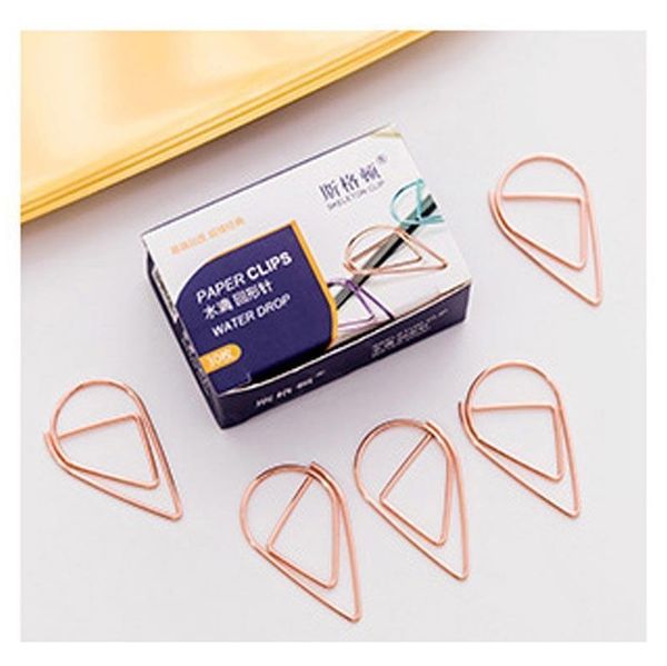 10 pieces/lot portable plastic drop shaped paper clips gold silver color funny kawaii bookmark office school statione jlljwv xmhyard
10 pieces/lot portable plastic drop shaped paper clips gold silver color funny kawaii bookmark office school statione jlljwv xmhyard
