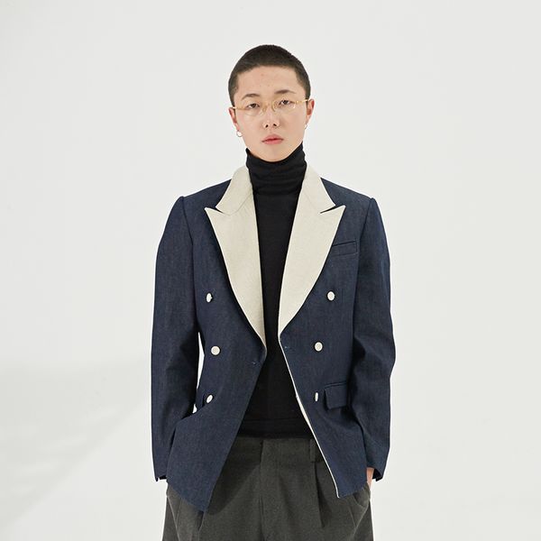 2021 Spring New Jacket Jacket-styling Masculine Knitted Collar Splicing Show Style. -2xl!! X446, Tan;black
2021 Spring New Jacket Jacket-styling Masculine Knitted Collar Splicing Show Style. -2xl!! X446, Tan;black