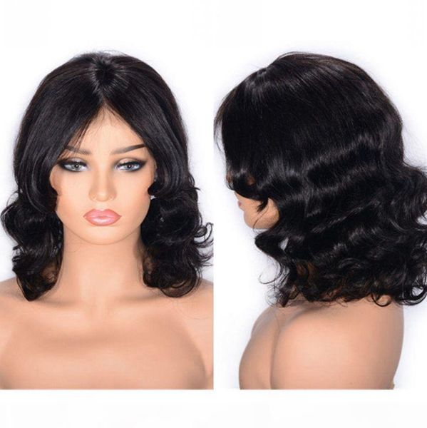 wavy lace front wig mongolian human hair 12 inches glueless lace wig for women middle part, Black;brown
wavy lace front wig mongolian human hair 12 inches glueless lace wig for women middle part, Black;brown