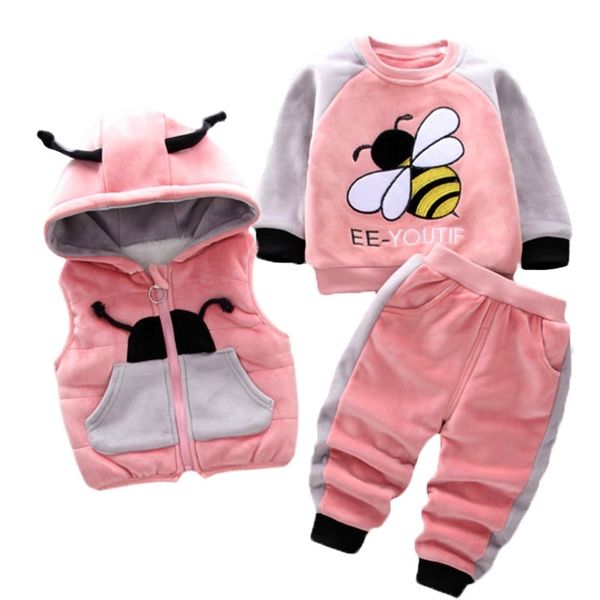 children kids boys girls clothing sets toddler baby winter woolen vest jackets coat pants thick warm tracksuts kids clothes sets y200525, White
children kids boys girls clothing sets toddler baby winter woolen vest jackets coat pants thick warm tracksuts kids clothes sets y200525, White