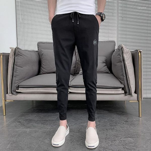 korea back reflective stripe harem pants men 2020 summer men joggers pants slim fit streetwear casual trousers male clothing 341, Black
korea back reflective stripe harem pants men 2020 summer men joggers pants slim fit streetwear casual trousers male clothing 341, Black