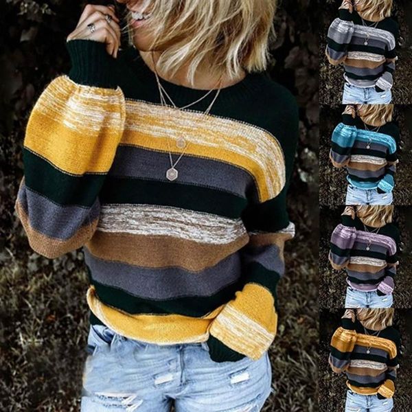women fashion loose color contrast comfortable long sleeves sweater vetement femme poleras mujer, White;black
women fashion loose color contrast comfortable long sleeves sweater vetement femme poleras mujer, White;black