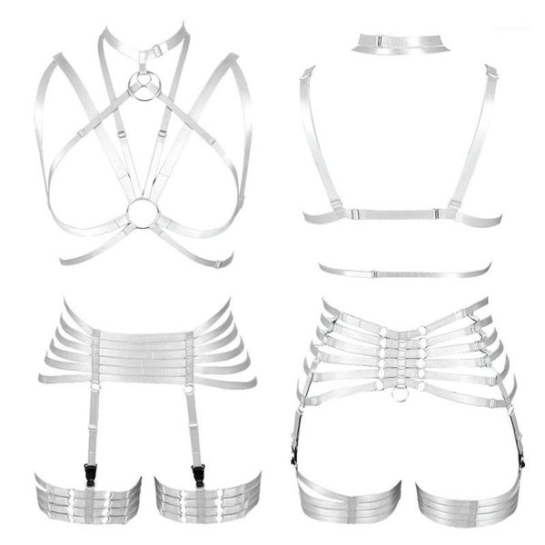 body harness bra hollow out strappy chest cage belt lingerie garter stockings suspender punk gothic adjust dance rave1, Black;white
body harness bra hollow out strappy chest cage belt lingerie garter stockings suspender punk gothic adjust dance rave1, Black;white