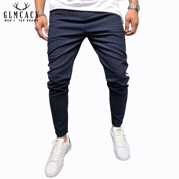 men's ankle pants streetwear side stripes checkered trousers casual slim fit street fashion1, Black
men's ankle pants streetwear side stripes checkered trousers casual slim fit street fashion1, Black