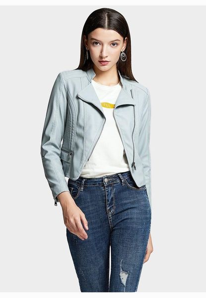 jiak spring autumn women silm faux leather jacket ladies solid zipper biker coat female casual outwear new pu leather, Black;brown
jiak spring autumn women silm faux leather jacket ladies solid zipper biker coat female casual outwear new pu leather, Black;brown