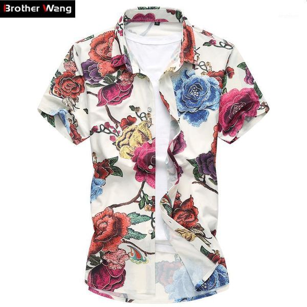 men's casual shirts 2021 summer men floral pattern shirt large size male fashion print short sleeve brand men's clothing 6xl 7xl1, White;black
men's casual shirts 2021 summer men floral pattern shirt large size male fashion print short sleeve brand men's clothing 6xl 7xl1, White;black