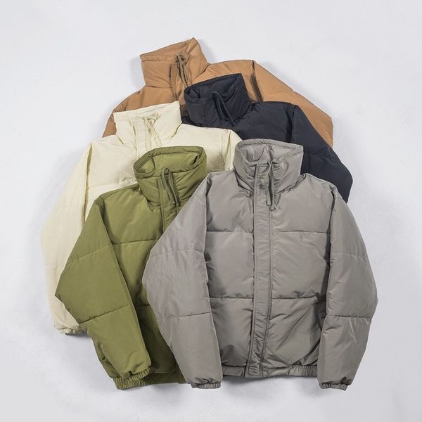 version oversize puffer jacket welt pockets winter full zip thick bomber streetwear, Black;brown
version oversize puffer jacket welt pockets winter full zip thick bomber streetwear, Black;brown
