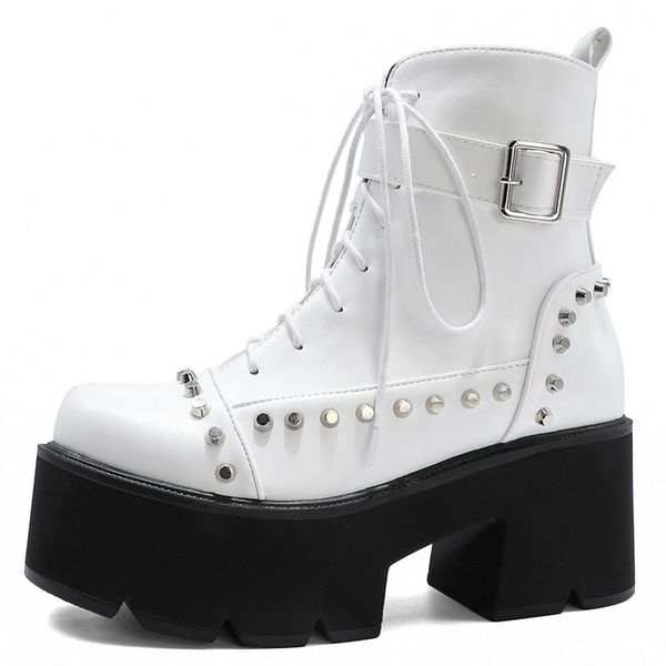 rivet chunky motorcycle boots for women platform ankle boots ladies punk autumn winter short shoes schoenen vrouw pu, Black
rivet chunky motorcycle boots for women platform ankle boots ladies punk autumn winter short shoes schoenen vrouw pu, Black