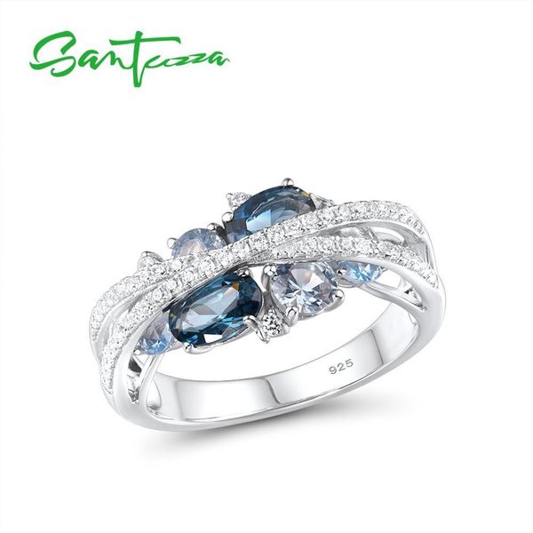 santuzza silver rings for women genuine 925 sterling silver shimmering blue spinel cubic zirconia trendy luxury fine jewelry 201006, Golden;silver
santuzza silver rings for women genuine 925 sterling silver shimmering blue spinel cubic zirconia trendy luxury fine jewelry 201006, Golden;silver