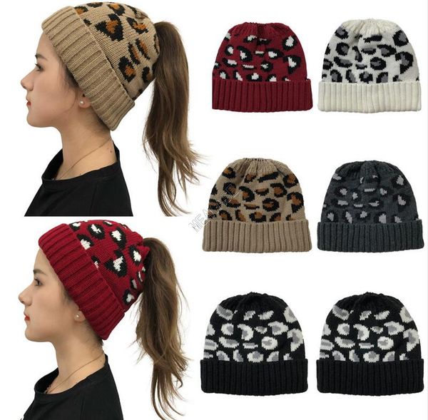 leopard printed beanies with label back hole skull cap messy ponytail hats tuque skullies woolen ski beanie labeling hat headwear d102702, Silver
leopard printed beanies with label back hole skull cap messy ponytail hats tuque skullies woolen ski beanie labeling hat headwear d102702, Silver