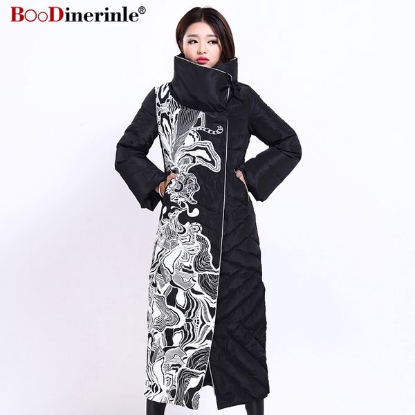 outwear boodinerile jacket female thick white warm duck down women's x-long elegant office lady's coat slim winter print yr159-2 x, Black
outwear boodinerile jacket female thick white warm duck down women's x-long elegant office lady's coat slim winter print yr159-2 x, Black