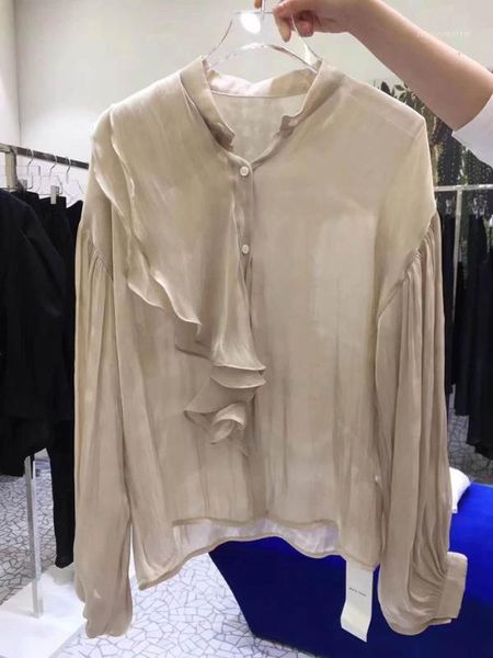 2020 autumn long sleeve blouse women new female elegant ruffled lantern sleeve shirt female loose lazy wind shirts blusas1, White
2020 autumn long sleeve blouse women new female elegant ruffled lantern sleeve shirt female loose lazy wind shirts blusas1, White
