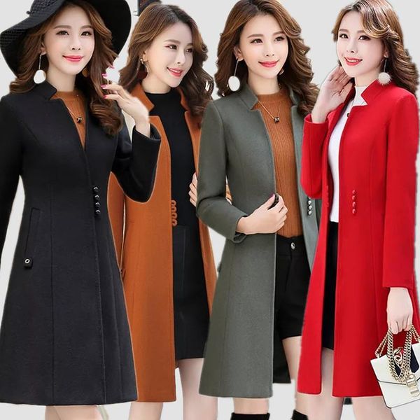 women's wool & blends autumn and winter 2021 fashion 100 hair coat women long-term temperament slim daily commuter jacket, Black
women's wool & blends autumn and winter 2021 fashion 100 hair coat women long-term temperament slim daily commuter jacket, Black