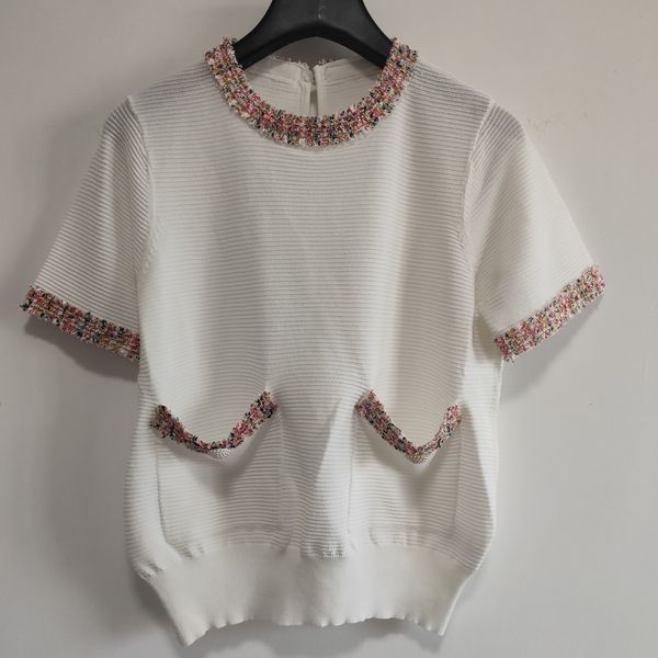 milan runway sweater 2020 short sleeves o neck women's sweaters high end jacquard pullover women designer sweater 0417-11, White;black
milan runway sweater 2020 short sleeves o neck women's sweaters high end jacquard pullover women designer sweater 0417-11, White;black