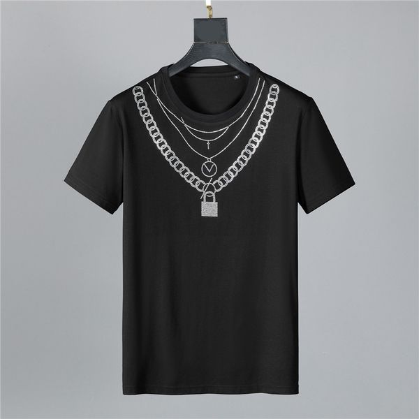 stylish rhinestone necklace pattern men tees t shirt diamond letter hip hop shirts fitness boy short sleeve top, White;black
stylish rhinestone necklace pattern men tees t shirt diamond letter hip hop shirts fitness boy short sleeve top, White;black