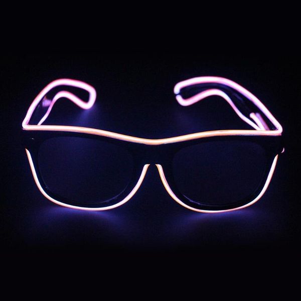 2019 led flashing el wire light up shades luminous glasses glowing in night christmas wedding birthday party decor
2019 led flashing el wire light up shades luminous glasses glowing in night christmas wedding birthday party decor