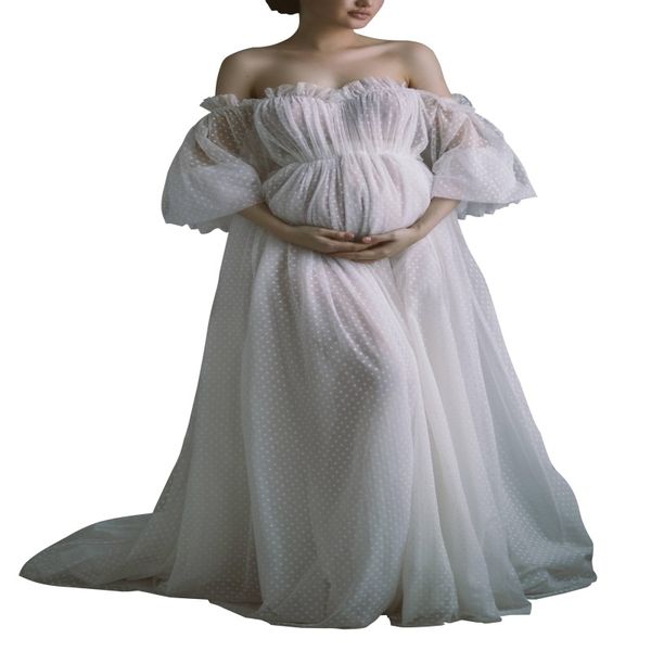 dot pregnant robe bridesmaid bride bateau sleep wear custom made pajamas wedding robe nightgown soft ruffles tulle sweep train fast shipping, White;pink
dot pregnant robe bridesmaid bride bateau sleep wear custom made pajamas wedding robe nightgown soft ruffles tulle sweep train fast shipping, White;pink
