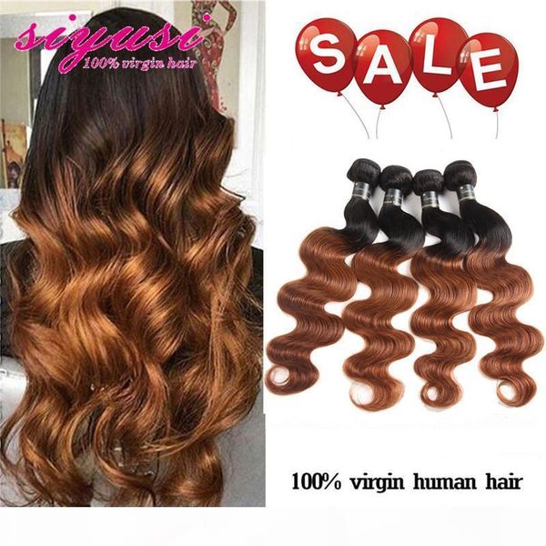 ombre brazilian hair body wave 3 bundles virgin hair body wave weave 2 tone dark brown human remy hair extensions color 1b 30, Black
ombre brazilian hair body wave 3 bundles virgin hair body wave weave 2 tone dark brown human remy hair extensions color 1b 30, Black