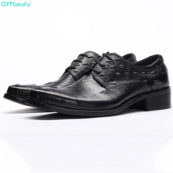 qyfcioufu genuine leather oxford shoes for men dress shoes crocodile pattern men formal pointed toe business wedding shoe, Black
qyfcioufu genuine leather oxford shoes for men dress shoes crocodile pattern men formal pointed toe business wedding shoe, Black
