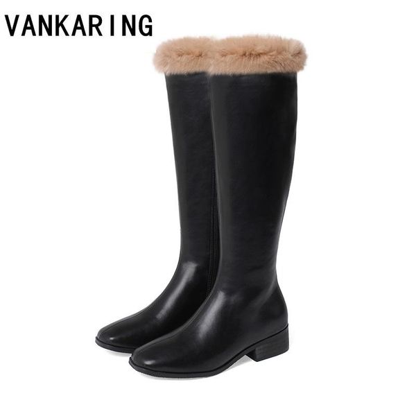 new party shoes woman snow boots 2020 winter warm fur women knee high boots full cow leather riding motorcycle, Black
new party shoes woman snow boots 2020 winter warm fur women knee high boots full cow leather riding motorcycle, Black