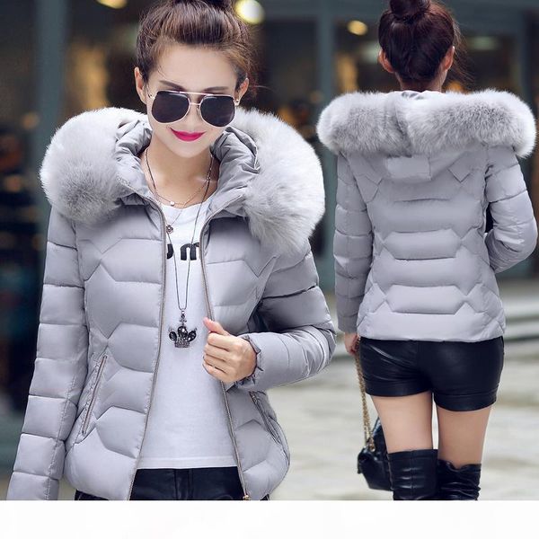 fashion parkas women winter slim hooded jacket big fur collar coats cotton padded parka female warm short outwear dwt4583 s18101504, Black
fashion parkas women winter slim hooded jacket big fur collar coats cotton padded parka female warm short outwear dwt4583 s18101504, Black