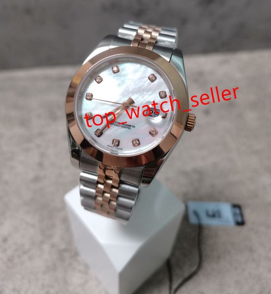 4 styles classic u1 luxury men watch 126301 126333 rose gold bezel asian 2813 movement automatic mechanical mens sport watches wristwatches, Slivery;brown
4 styles classic u1 luxury men watch 126301 126333 rose gold bezel asian 2813 movement automatic mechanical mens sport watches wristwatches, Slivery;brown