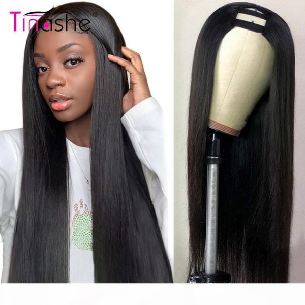 u part wig straight hair wig brazilian straight human hair wigs for black women middle left side u part human tinashe, Black;brown
u part wig straight hair wig brazilian straight human hair wigs for black women middle left side u part human tinashe, Black;brown
