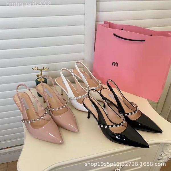 dress shoes miao family miu sandals spring net red temperament naked powder pointed high heels single shoes patent leather wedding, Black
dress shoes miao family miu sandals spring net red temperament naked powder pointed high heels single shoes patent leather wedding, Black