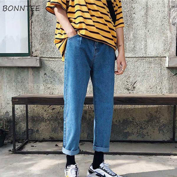 men's jeans men leisure daily chic bundle ankle-length mens straight trousers ins bf korean style harajuku simple1, Blue
men's jeans men leisure daily chic bundle ankle-length mens straight trousers ins bf korean style harajuku simple1, Blue